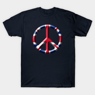 Union Jack Peace Symbol T-Shirt